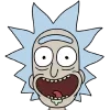 Стикер 10 😆 Набор эмоджи по мульту «Rick and Morty Рик и Морти»