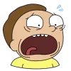Стикер 31 😆 Набор эмоджи по мульту «Rick and Morty Рик и Морти»
