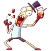 Стикер 51 😆 Набор эмоджи по мульту «Rick and Morty Рик и Морти»