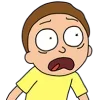 Стикер 32 😆 Набор эмоджи по мульту «Rick and Morty Рик и Морти»