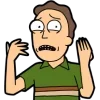 Стикер 39 😆 Набор эмоджи по мульту «Rick and Morty Рик и Морти»