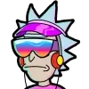 Стикер 17 😆 Набор эмоджи по мульту «Rick and Morty Рик и Морти»