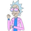 Стикер 19 😆 Набор эмоджи по мульту «Rick and Morty Рик и Морти»