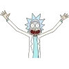 Стикер 25 😆 Набор эмоджи по мульту «Rick and Morty Рик и Морти»