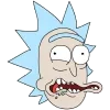 Стикер 7 😆 Набор эмоджи по мульту «Rick and Morty Рик и Морти»