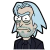 Стикер 18 😆 Набор эмоджи по мульту «Rick and Morty Рик и Морти»