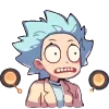Стикер 11 Набор эмоджи по мульту «Rick and Morty Рик и Морти»