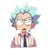Стикер 25 Набор эмоджи по мульту «Rick and Morty Рик и Морти»