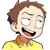 Стикер 55 Набор эмоджи по мульту «Rick and Morty Рик и Морти»