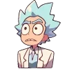 Стикер 10 Набор эмоджи по мульту «Rick and Morty Рик и Морти»