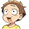 Стикер 59 Набор эмоджи по мульту «Rick and Morty Рик и Морти»