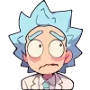 Стикер 21 Набор эмоджи по мульту «Rick and Morty Рик и Морти»