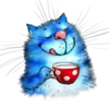 Стикер 23 Rinas Blue Cats