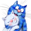 Стикер 31 Rinas Blue Cats