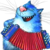 Стикер 22 Rinas Blue Cats
