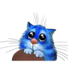 Стикер 14 Rinas Blue Cats