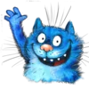 Стикер 20 Rinas Blue Cats