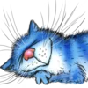 Стикер 28 Rinas Blue Cats