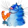 Стикер 26 Rinas Blue Cats