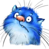 Стикер 49 Rinas Blue Cats