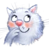 Стикер 32 Rinas Blue Cats