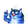 Стикер 17 Rinas Blue Cats