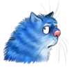 Стикер 48 Rinas Blue Cats
