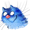 Стикер 25 Rinas Blue Cats