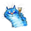 Стикер 7 Rinas Blue Cats