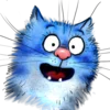 Стикер 18 Rinas Blue Cats