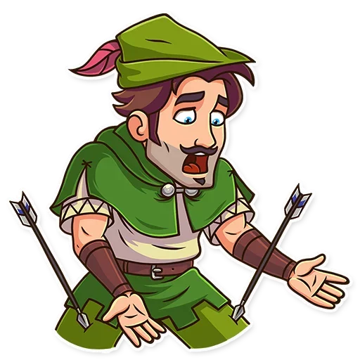 Стикер 21 Robin Hood