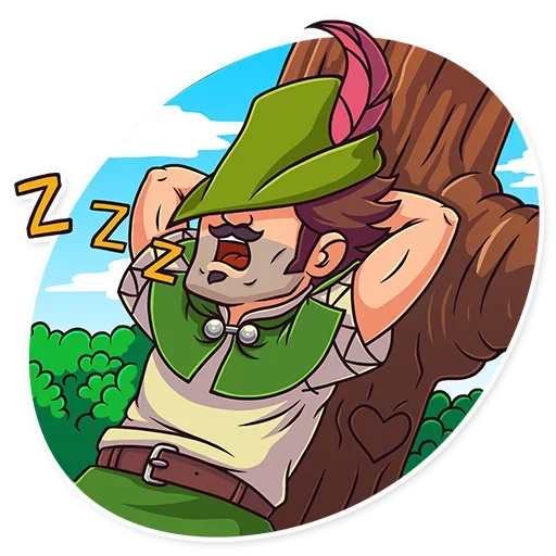 Стикер 26 Robin Hood