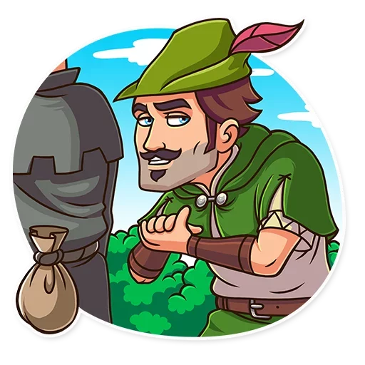 Стикер 29 Robin Hood