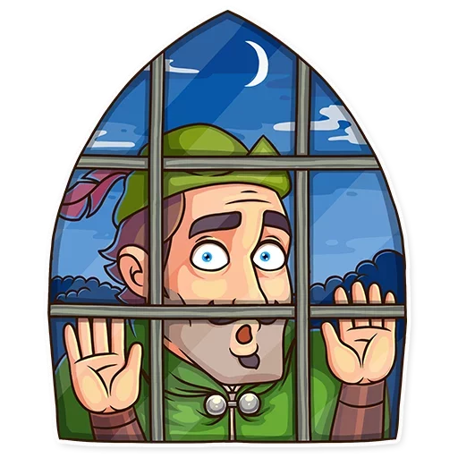 Стикер 30 Robin Hood