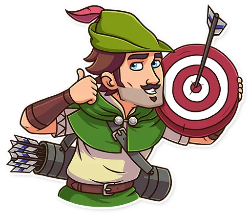 Стикер 3 Robin Hood