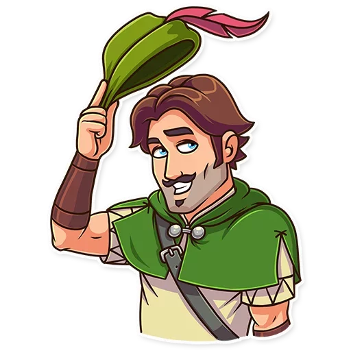 Стикер 5 Robin Hood