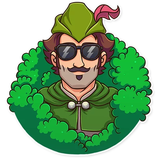 Стикер 13 Robin Hood