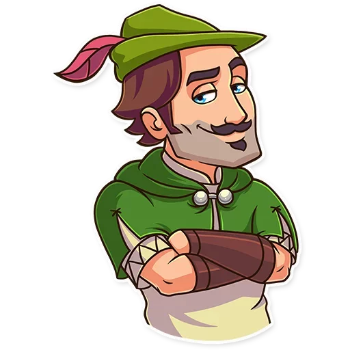 Стикер 14 Robin Hood