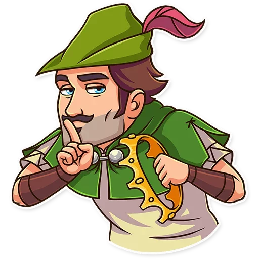 Стикер 16 Robin Hood