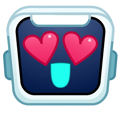 Стикер 5 Robo Emoji