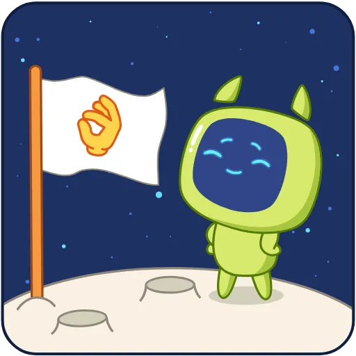 👌 Эмодзи «Робот Гоша» для Telegram