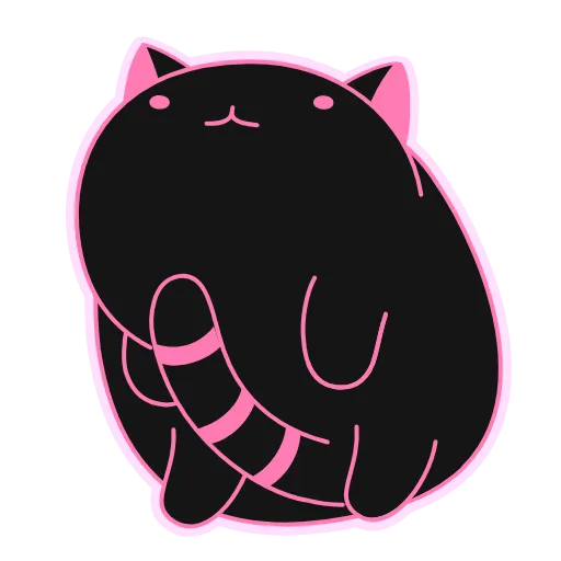 Стикер 19 Rolling Cats