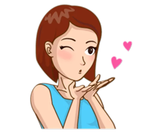 😘 Стикер «Romantic Couple In Love» для Telegram