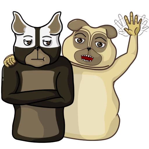 Стикерпак Roro and Poro для Telegram — скачать