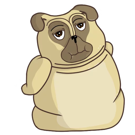 😐 Стикер «Roro and Poro» для Telegram
