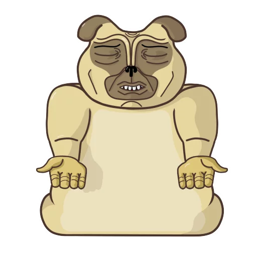 😑 Стикер «Roro and Poro» для Telegram