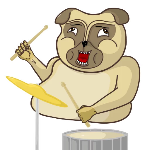 😆 Стикер «Roro and Poro» для Telegram
