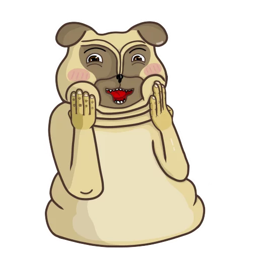😊 Стикер «Roro and Poro» для Telegram