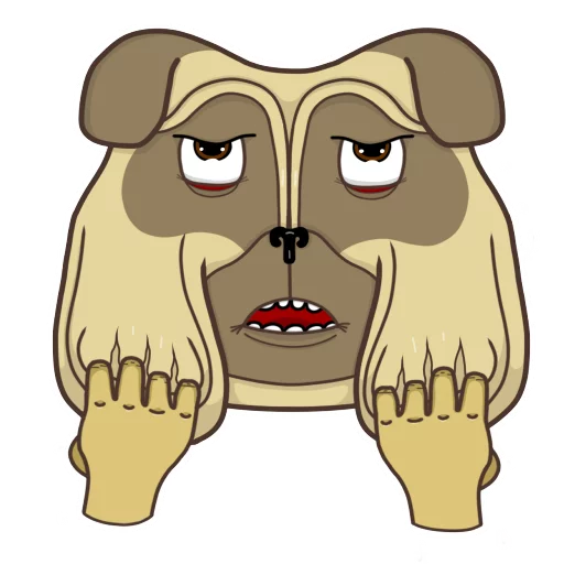 😫 Стикер «Roro and Poro» для Telegram