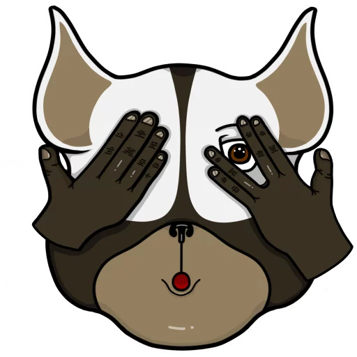 😯 Стикер «Roro and Poro» для Telegram